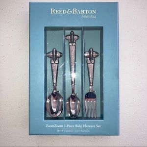 Reed & Barton ZoomZoom ✈️ 3-Piece Baby Flatware